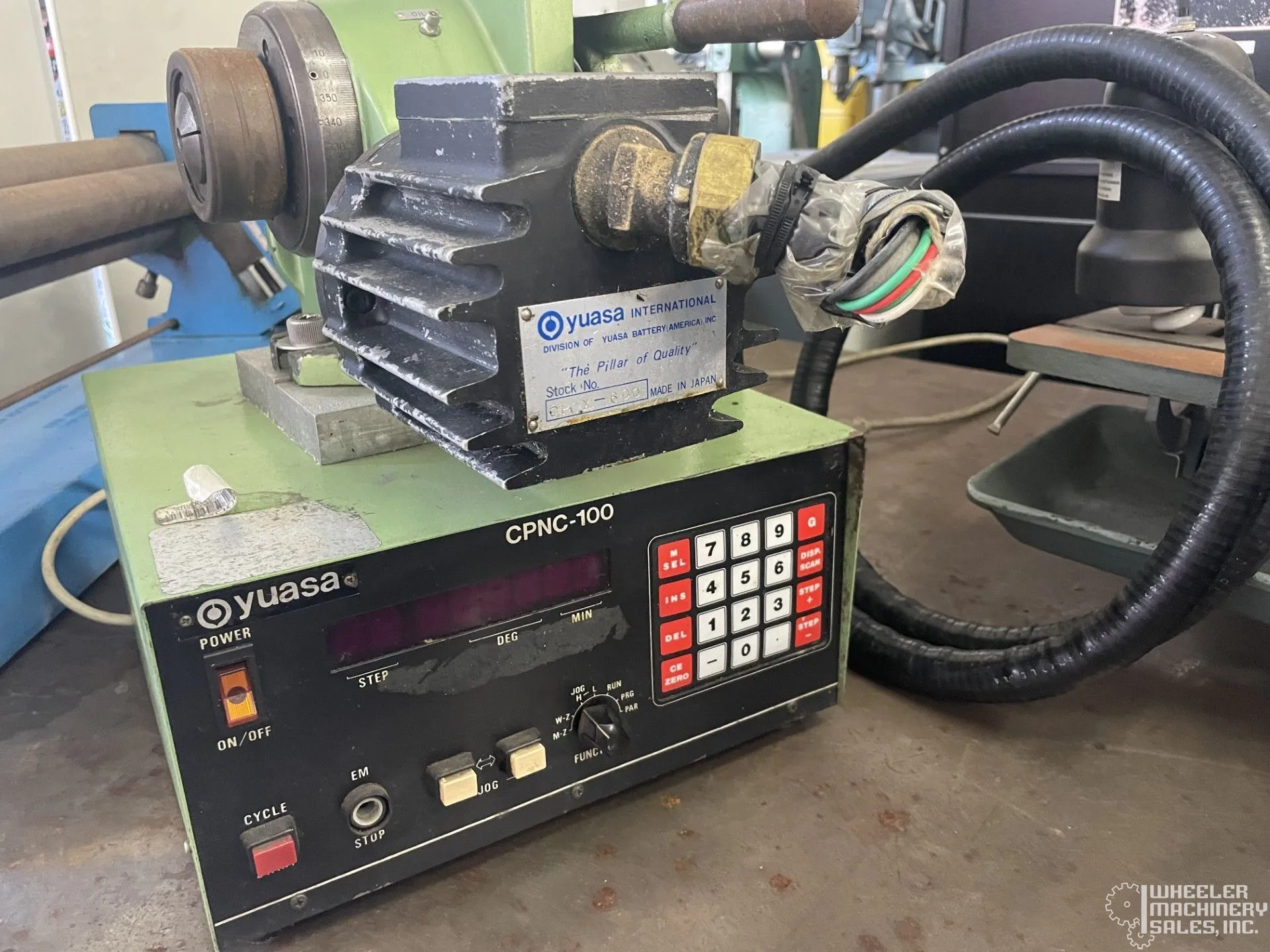 YUASA CPNC-100 CPCX-600 CNC 5C Indexing Head #8110 1
