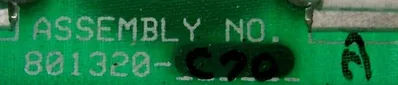 USED NEUNDORFER 801320-C70 CIRCUIT BOARD REV A 801320C70