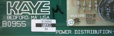USED KAYE B0955 POWER SUPPLY U0955