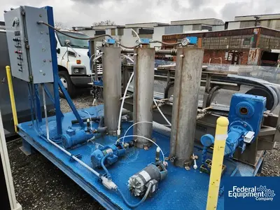 USED Westech 6 Sq. Ft. Westech Belt Vacuum Filter Skid