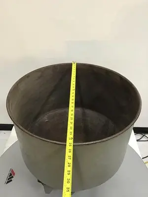 USED METAL FABRICATOR HOPPER