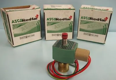 QTY. 3. ASCO RED HAT ELECTRONIC VALVE P/N: 21156, ...