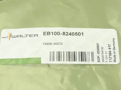 Walter EB100-8240501 Indexable Milling Cutter Carbide Insert Cartridge  Lot of 7