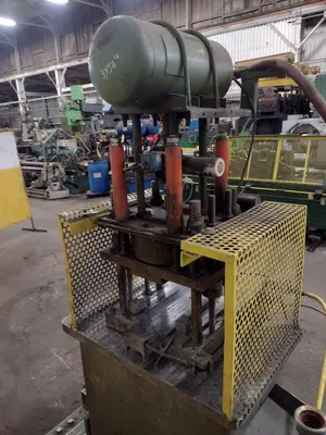 7 TON X 14" WIDE AIRAM PNEUMATIC CUTOFF PRESS: STOCK #17188