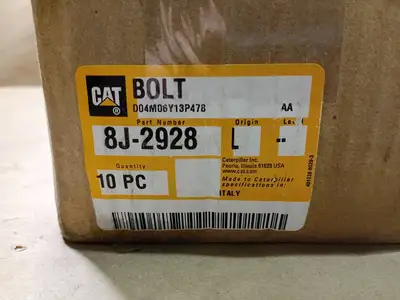 NEW 2013 CAT 8J-2928
