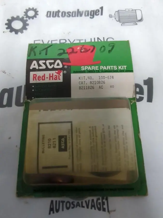 New | in-Stock ASCO 100-674 Pump & Valve Parts Ohio US | Surplus Asset Holdings #1246923