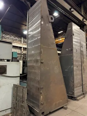 36" WIDE X 169" TALL ANGLE PLATE SET. STOCK #0433226