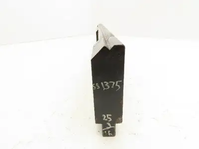 Press Brake Die 25" Long 90° V 1/2" Tang 31/32" W 2-3/4" H Side Notched
