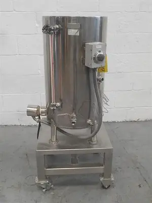 Thomas Burkhard stainless steel 9 gallons tank.