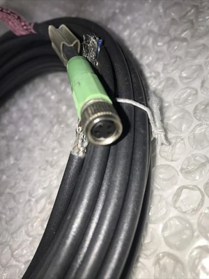 **NEW (LOT OF 2) 1521944  SENSOR CABLE 10,0 PUR 4xD,25 29/16 BST128967#