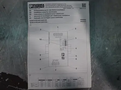 NEW PHOENIX CONNECT QUINT4PS/3AC/24DC/20