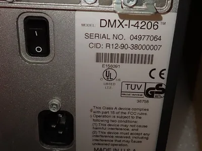 USED BRADY DMXI4206