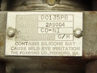 Foxboro 821GM-DS1NM2-M Pressure Transmitter 0-100psi/ 150psi MWP 12.5-42VDC