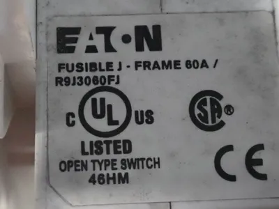 Used EATON R9J3060FJ Relays & Switches | HGR 24 #739153