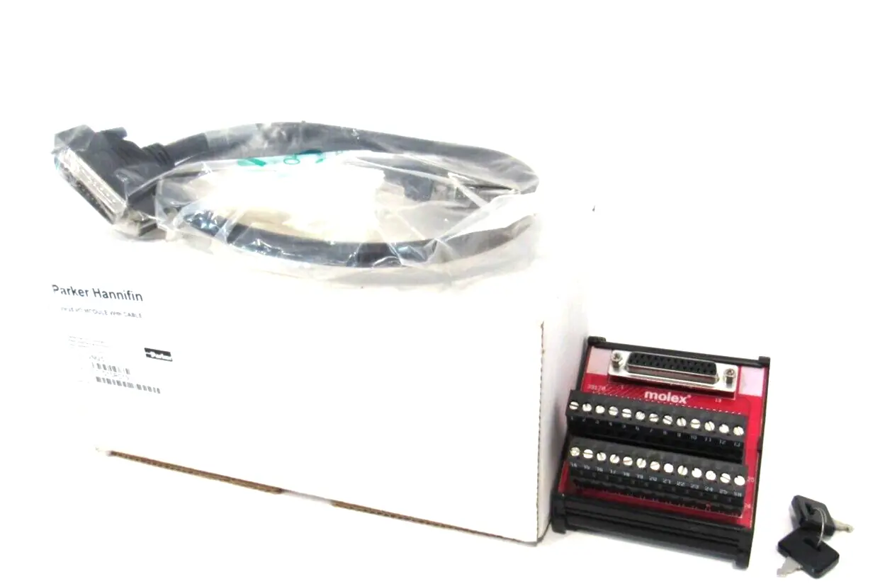NEW PARKER VM25 I/O MODULE W/CABLE