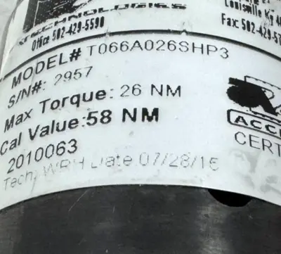 USED KAT T066A026SHP3 NUT DRIVER 26NM