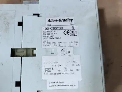 Used ALLEN-BRADLEY 100-C60*00 Switchgears British Columbia CA | Lenmark #1438270