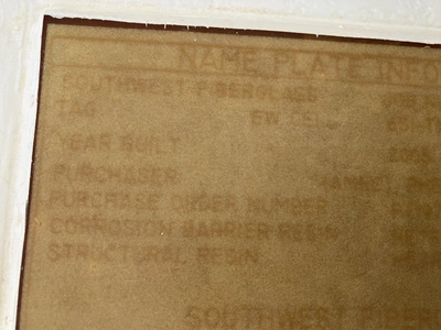 Fiber Glass Hopper #4253
