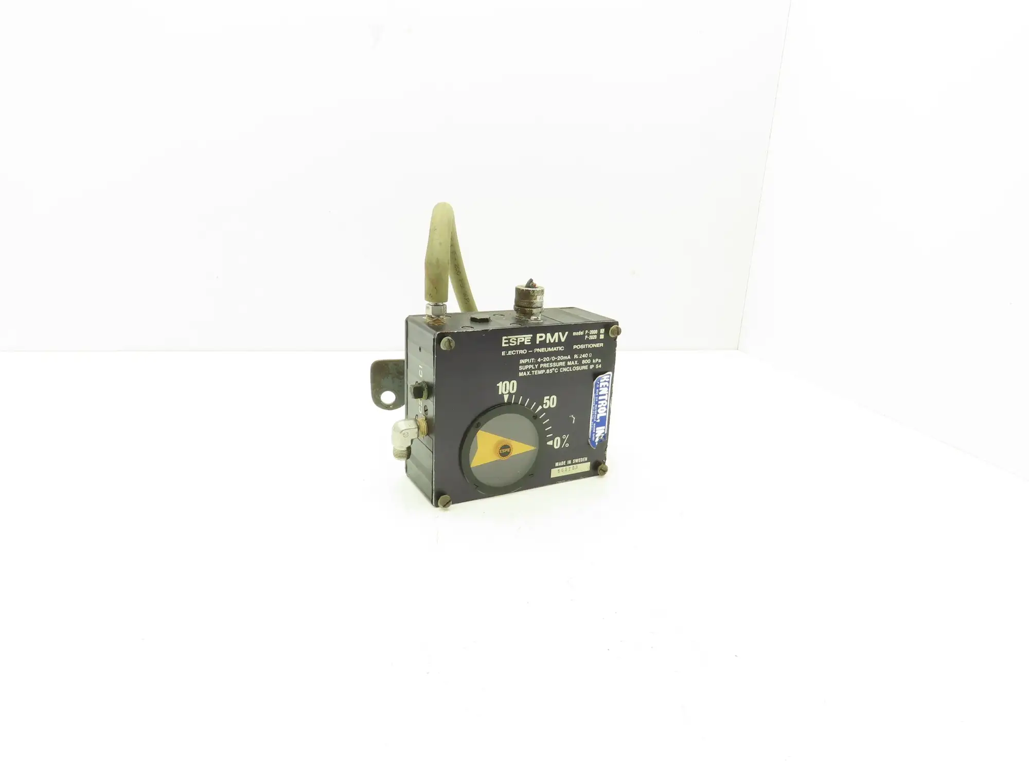 PMV P-2000 Electro-Pneumatic Valve Positioner Double acting 4-20ma
