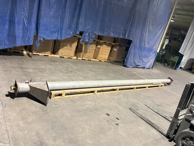 Screw Auger 20 ft long 8 in tube material Conveyor