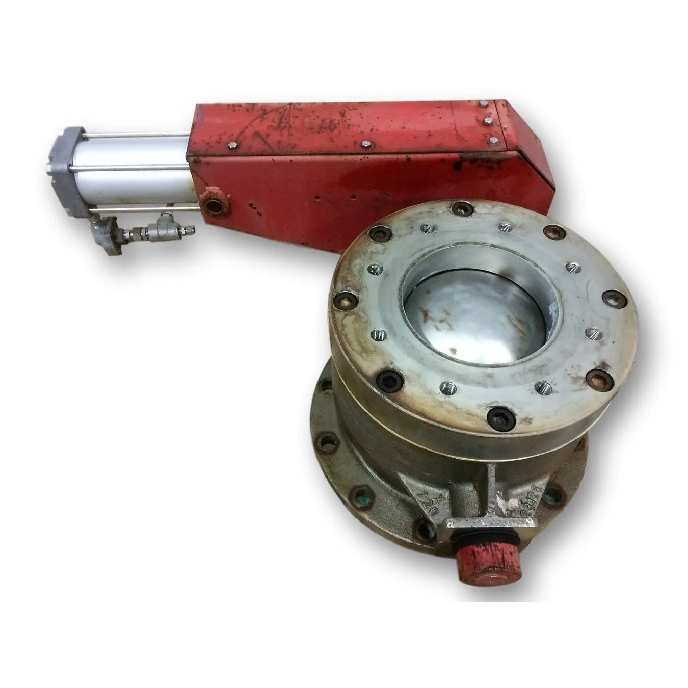 Used 8" Clyde Bergemann Pneumatics Spheri Dome Spherical Valve