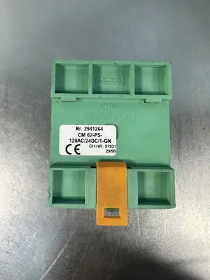 Phoenix Contact CM 62-PS-120AC/24DC/1-GN 24VDC Power Supply (BIN-1.5.1)