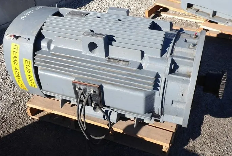 General Electric 200 HP Electric Motor Frame 449TSD 1800 RPM 4160 Volt Rebuilt