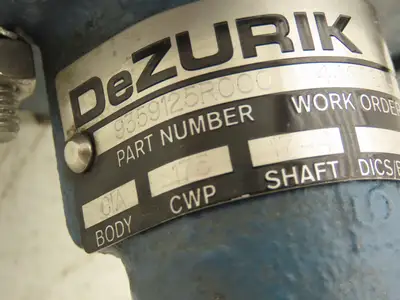 DeZurik 9359125R000 3" Wafer Butterfly Valve Stainless Disc w/Handle 175 CWP