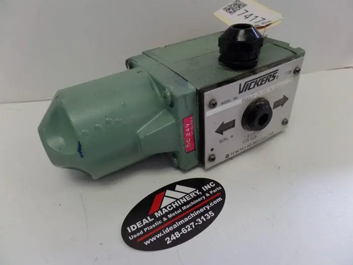 Used VICKERS DG4S52AMW2H10LH Valves/Fittings Michigan US | Ideal Machinery #608880
