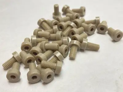 New | in-Stock Nippon Hexagonal Socket Cap Screw PEEK M4 8mm Length LOT OF 35 Nuts & Screws Michigan US | Maverick Industrial Sales #1487657