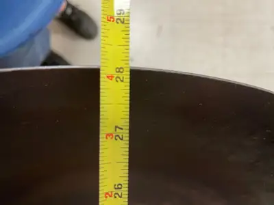 Used Falcon Restaurant Supply Used 28" X 9" Commercial Carbon Steel Restaurant Wok with Handles. Pans Illinois US | Falcon Restaurant Supply #1376102