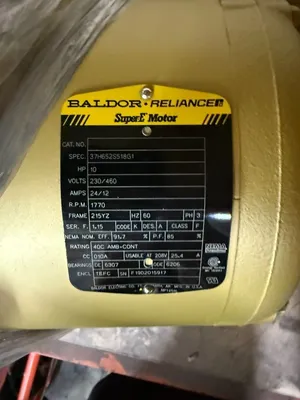 Used BALDOR SUPER-E MOTOR D.C. Motors California US | Heavy Wall Consulting #1465169