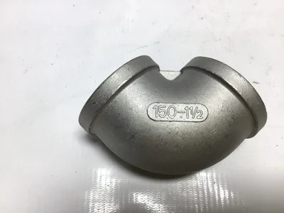 1-1/2″ STAINLESS STEEL 90` PIPE FITTING ELBOW, 150-1-1/2 MB-316
