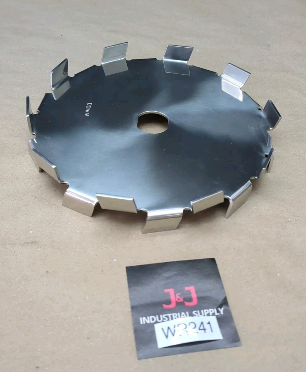 Stainless Steel Saw Tooth Type Mixing Dispersion Blade 6-3/4" Diameter