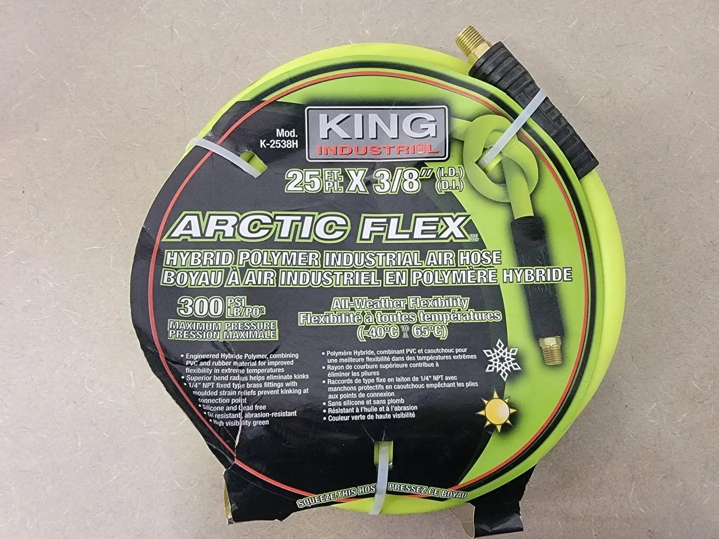 New | in-Stock KING CANADA K-2538H Parts (Hydraulics and Pneumatics) British Columbia CA | Lenmark #256424