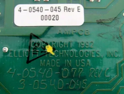 NEW ELLIOTT TECHNOLOGIES 3-0540-045 CIRCUIT BOARD 4-0540-045 4-0540-077 30540045