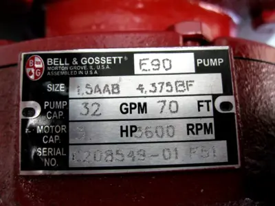 NEW Bell & Gossett E90