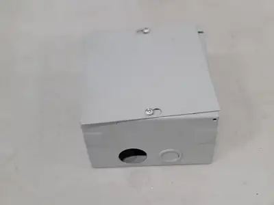 6"x6"x4" Screw Cover Junction Pull Box, 8 Knockouts