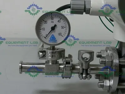 USED YOKOGAWA ADMAG CA CA115SN MAGNETIC FLOWMETER W/ 3/4" SANITARY FITTINGS & ANDERSON GAUGE
