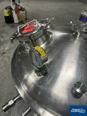 USED Precision 600 Liter Precision Stainless Reactor, 316L S/S, 45/100#