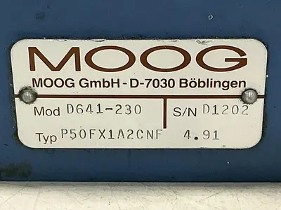 USED MOOG D641-230