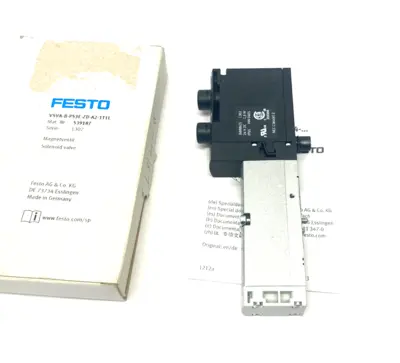USED FESTO SOLENOID VALVE, 5/3, EXHAUSTED