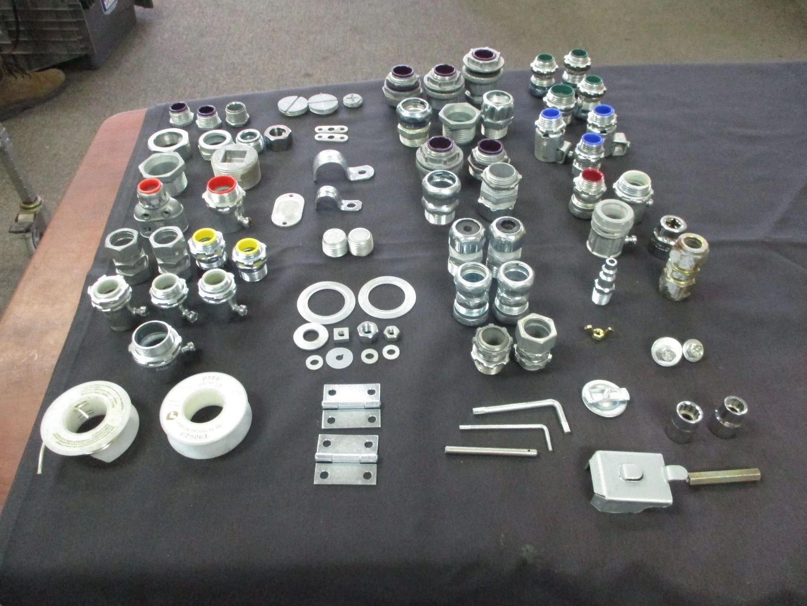 New Misc. Connectors, washers, Clamps, Couplings and Conduits (QTY 87)