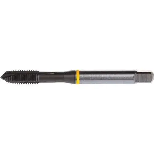 Dormer 1/2"-20 HSSE-PM Spiral Point Plug Tap Yellow Ring 3FL TiAlN Coating H5
