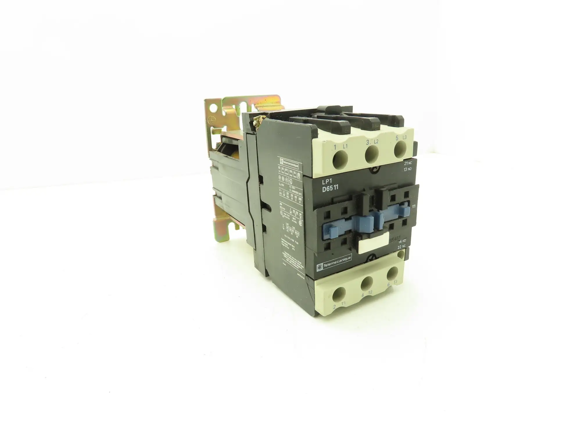 Telemecanique LP1D6511 Contactor Motor Starter 80A 600V 50Hp Coil 24VDC