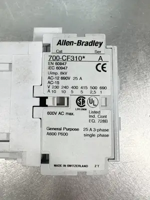 Allen-Bradley 700-CF310 Series A 600V AC. MAX (BIN-1.1.1)