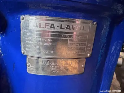 USED ALFA LAVAL AFPX 213-75S