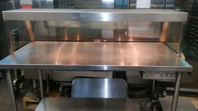HOT TABLE In stainless steel
