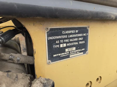 Caterpillar DP45 Diesel Forklift, Single Stage, Side Shift, Clamp, 21,265.4 Hours Indicated (Bad