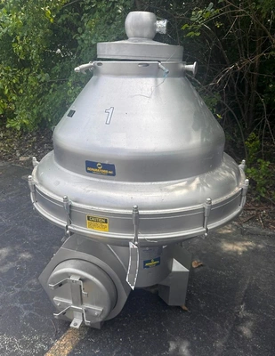 (2) Alfa-Laval MRPX 417 TGV-74C warm milk separators, 316SS.